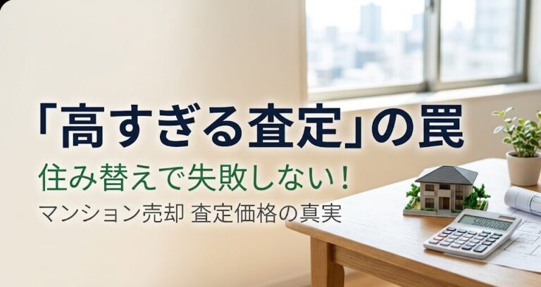 「高すぎる査定」は住み替え失敗のサイン？マンション売却査定の罠と、信用できる会社の共通点